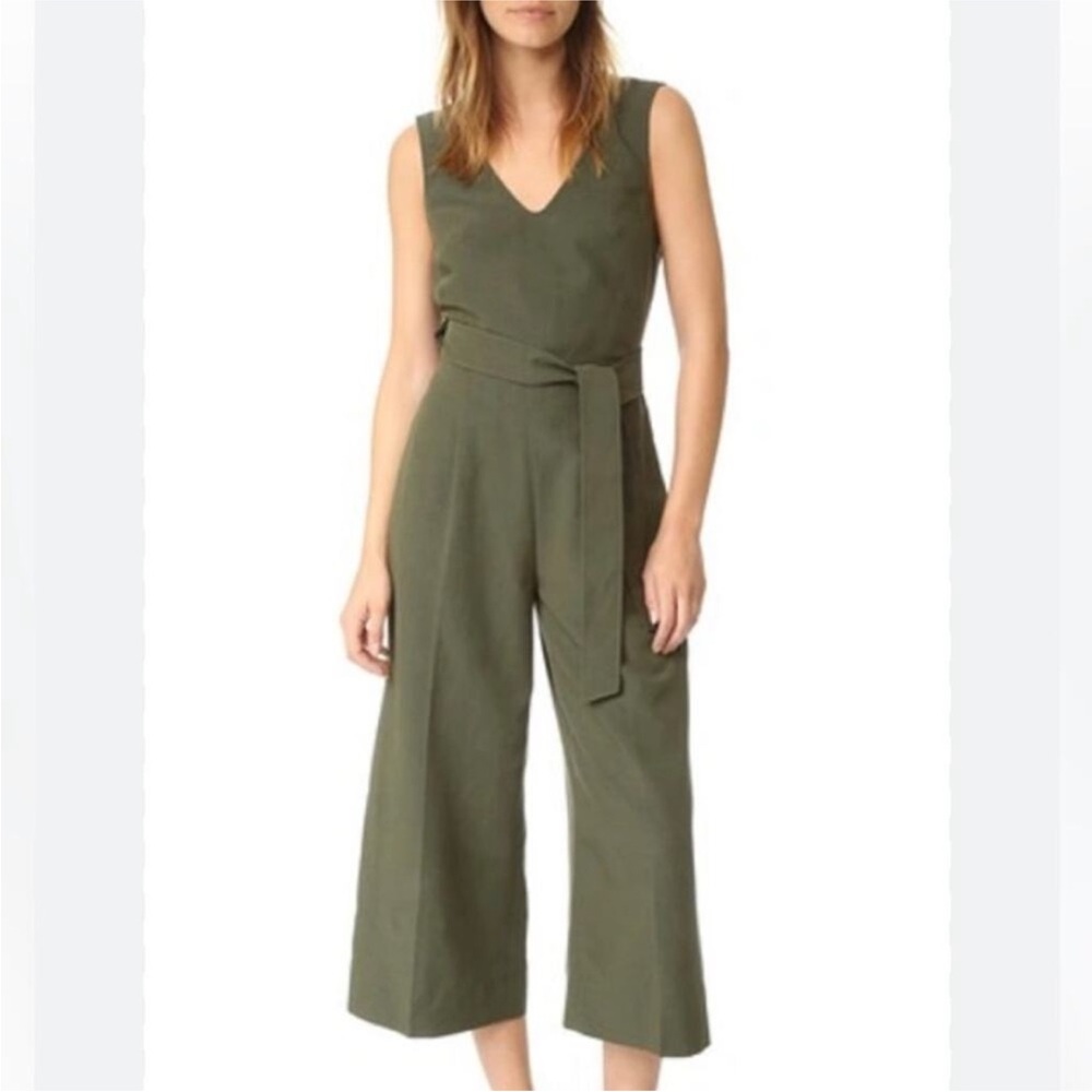 Club Monaco Torela Jumpsuit Surplus Olive Green
